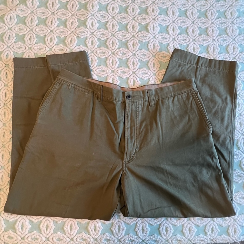 Lands End Mens flannel lined pants